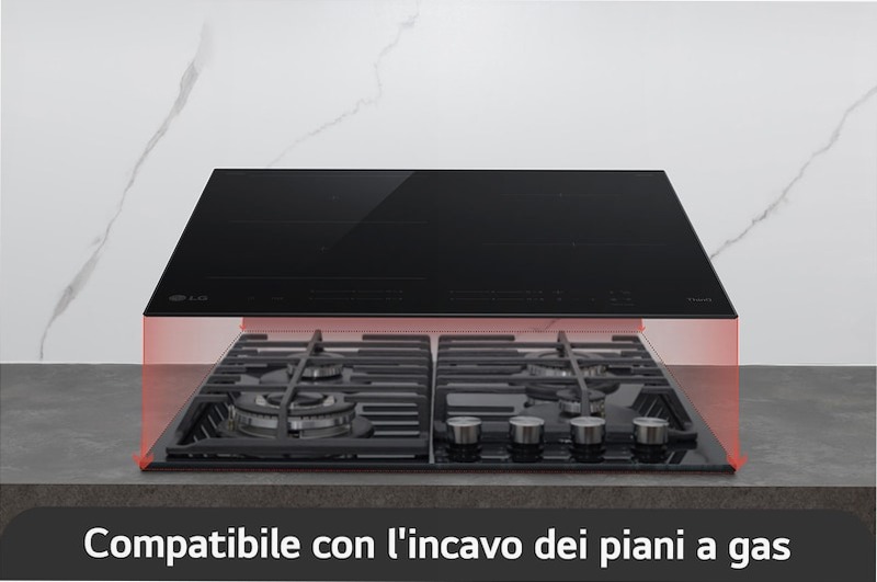 Piano Cottura Induzione LG CBIZ2435B Nero 4