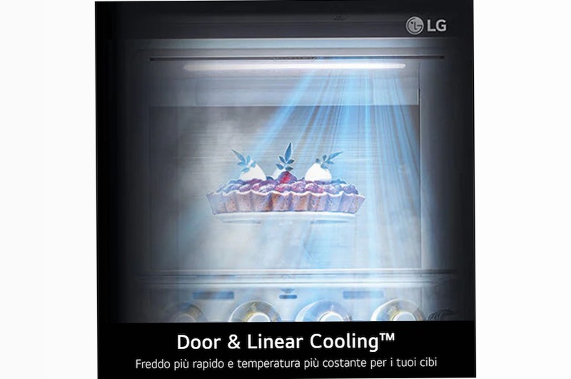Frigorifero Multidoor Slim | Classe E, 530L | Wi-Fi, Linear Cooling, Total No frost, Smart Diagnosis | Nero E 530lt