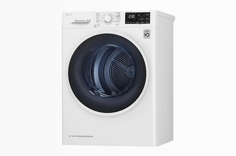 Asciugatrice LG U2 - Pompa di calore DUAL Inverter 8kg A Bianco