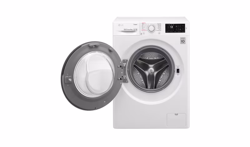 LG F4J6TN0W Lavatrice 8 kg Oblò Ring White 1400rpm 8kg