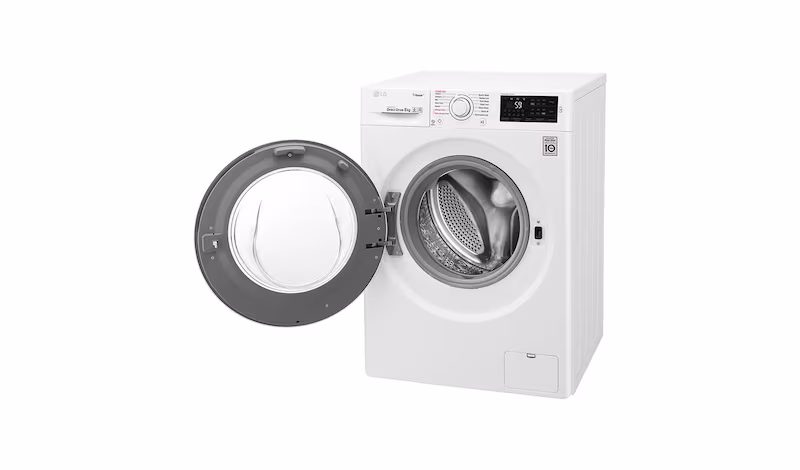 LG F4J6TN0W Lavatrice 8 kg Oblò Ring White 1400rpm 8kg
