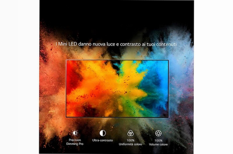LG QNED MiniLed | TV 75'' Serie QNED91 | QNED 4K, Smart TV, VRR, Dolby Vision IQ e Atmos Beige HD LED