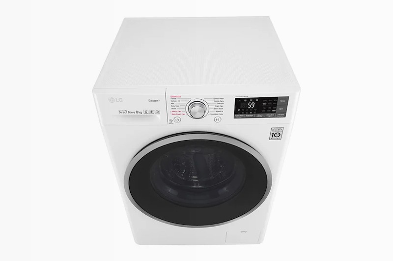 LG Lavatrice Smart TurboWash™ 8 kg 1400rpm 8kg Acciaio