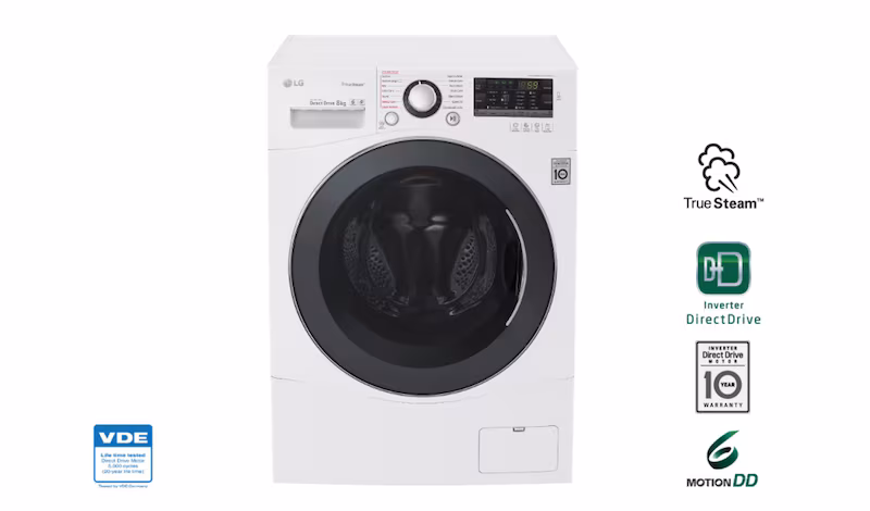 LG Lavatrice TurboWash™ 8 Kg 1200rpm 8kg Argento
