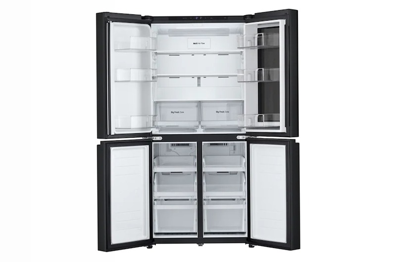 LG GMV860EPDE - Frigo 4 porte InstaView Wi-Fi Nero E Multidoor 530lt
