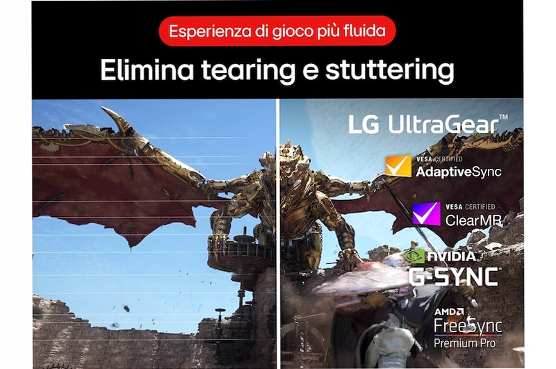 Monitor Gaming UltraGear OLED 34" Nero 3440 x 1440
