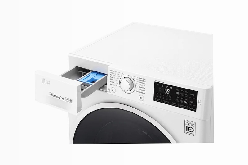 LG F4J6QN0W Lavatrice 7 kg Oblò Ring White 1400rpm 7kg