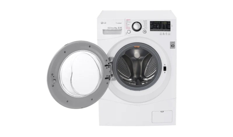 LG Lavatrice TurboWash™ 8 Kg Oblò Silver 8kg Argento