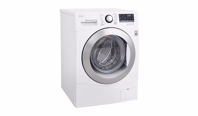 LG Lavatrice TurboWash™ 8 Kg Oblò Cromato 8kg Acciaio
