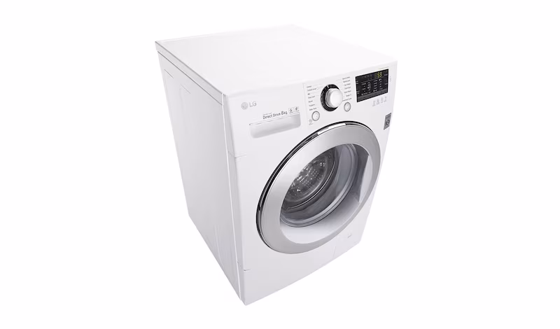LG Lavatrice TurboWash™ 8 Kg Oblò Cromato 8kg Acciaio