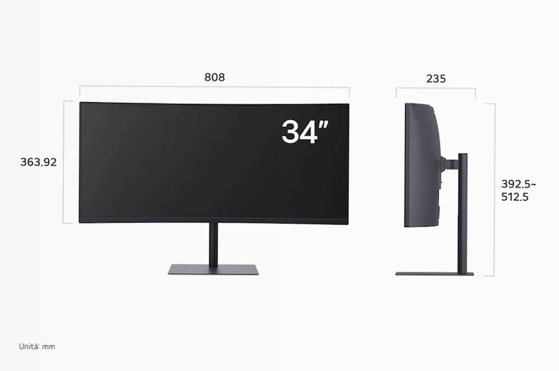 Monitor Gaming LG UltraGear 34" Beige VA 3440 x 1440