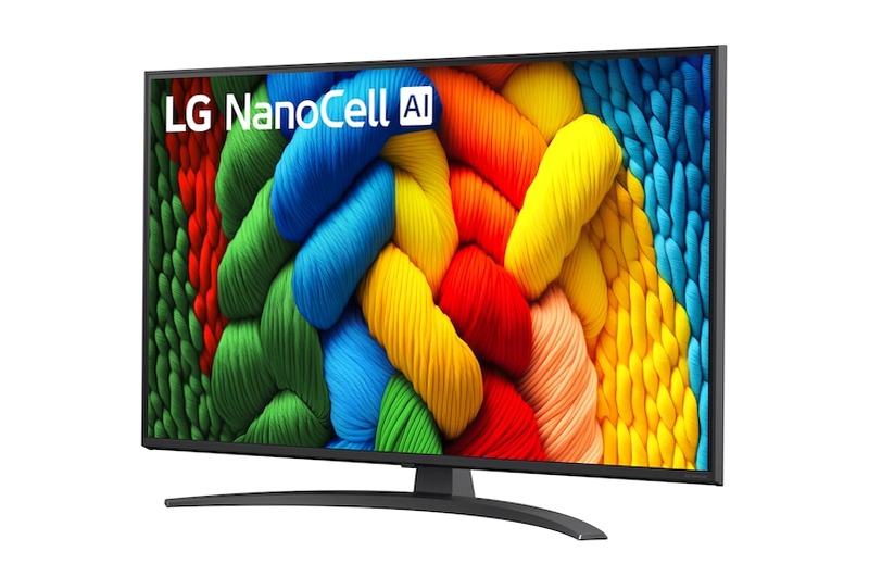TV 43 pollici LG NanoCell AI NANO81 4K Smart TV 2025 Beige 43" HD