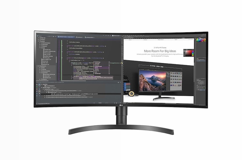 LG Monitor UltraWide 34'' 21:9 Curvo Nero IPS
