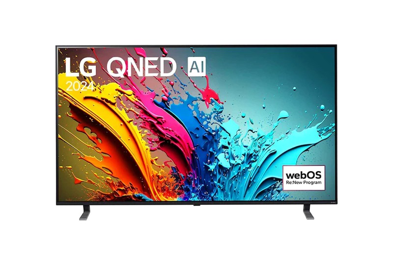 LG QNED85 4K Smart TV 75 pollici Beige 75" HD