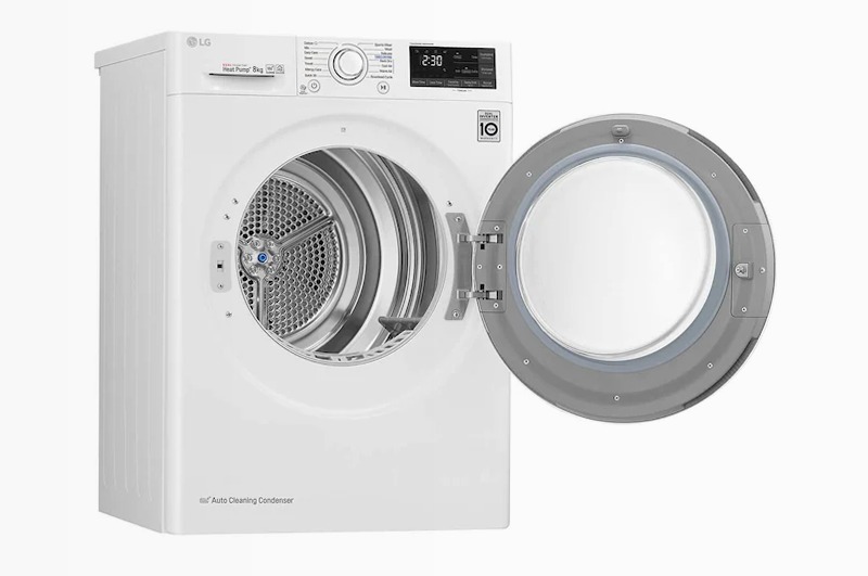 LG Asciugatrice Smart DUAL Inverter Heat Pump™ Eco Hybrid™ 8 Kg 8kg A