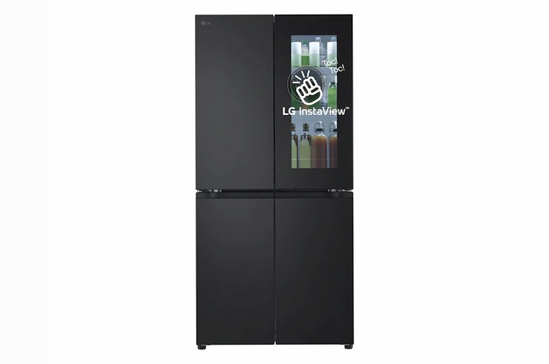 Frigorifero Multidoor InstaView Slim | Classe E, 530L | Wi-Fi, Linear Cooling, Total No frost | Essence Matte Black E 530lt
