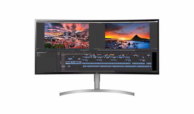 LG 38WK95C-W Monitor PC 21:9 Curvo 37.5" IPS 3840 x 1080