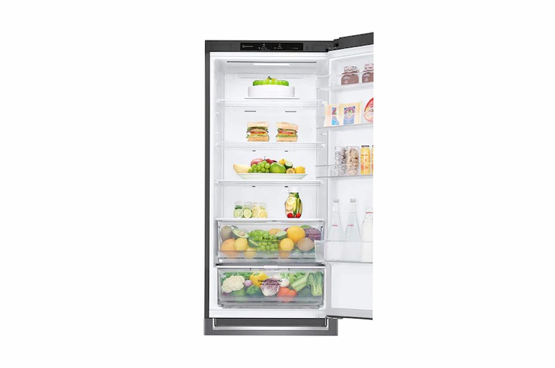 Frigorifero combinato LG GBP62PZNCN1 384L Inox C 384lt