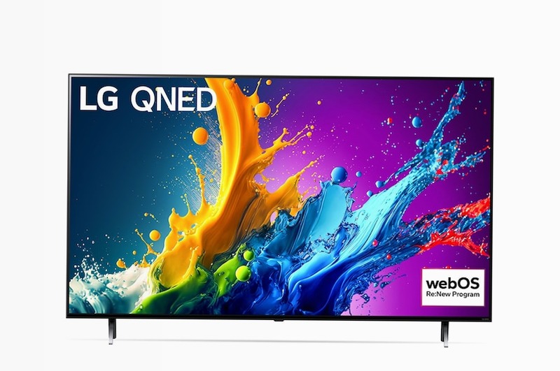 TV QNED AI | Serie QNED77 55'' | 4K, α5 Gen6, HDR10, 20W, 4 HDMI, Game Optimizer, Wi-Fi 5, Smart TV WebOS 23 Beige HD