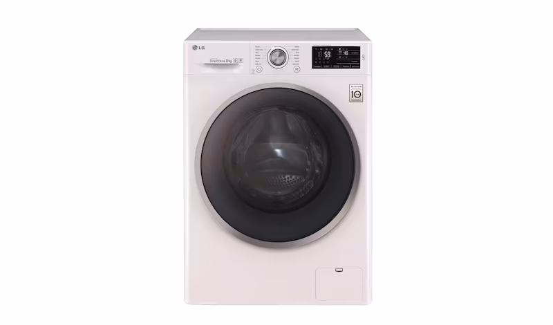 LG Lavatrice TurboWash™ 8 kg Oblò Ring Silver Cromato 1400rpm 8kg Argento