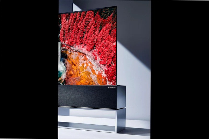 LG SIGNATURE TV OLED ARROTOLABILE AI Beige 65" 4K