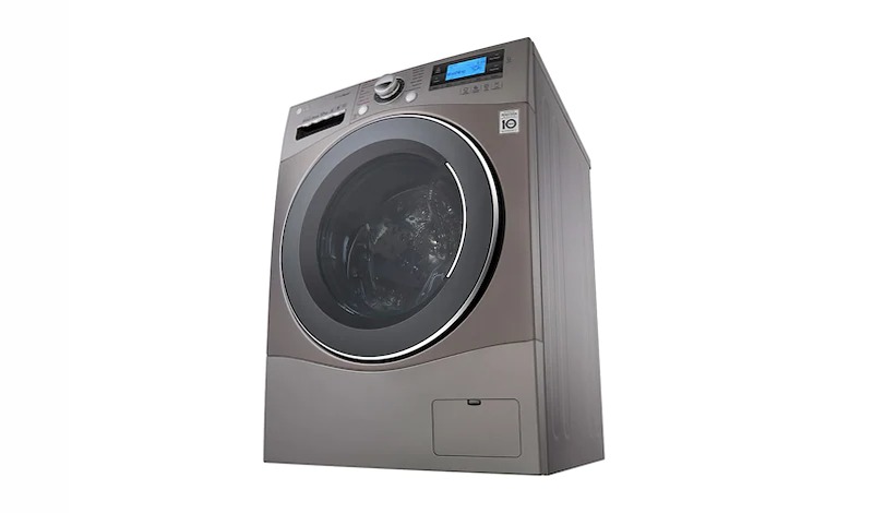 LG Lavatrice TurboWash™ 12 Kg - Lavaggio a vapore Oblò Cromato 1400rpm 12kg Acciaio