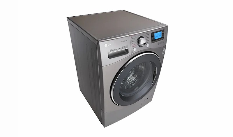 LG Lavatrice TurboWash™ 12 Kg - Lavaggio a vapore Oblò Cromato 1400rpm 12kg Acciaio