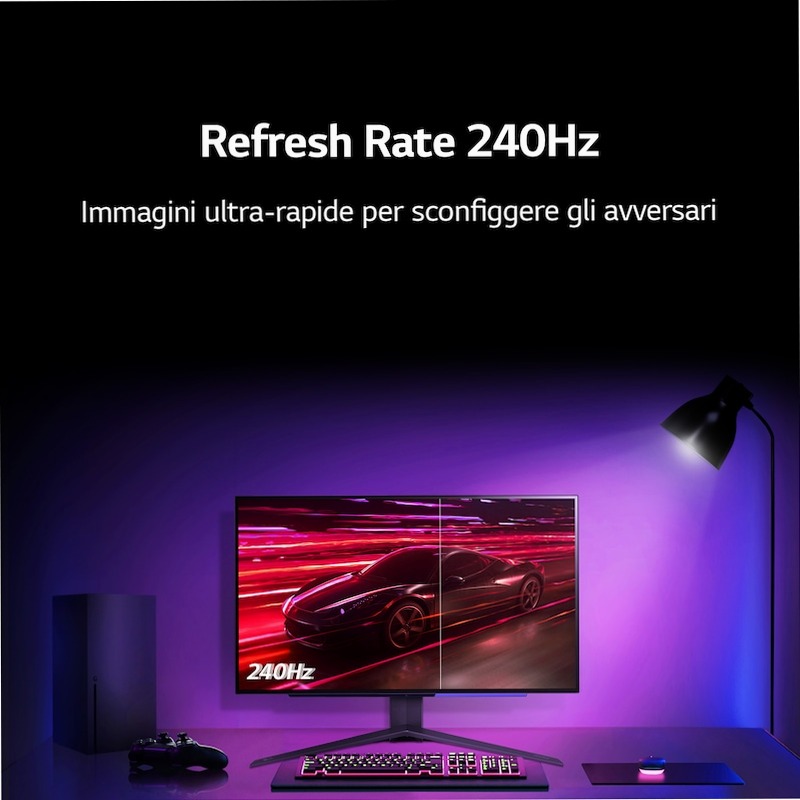 Monitor Gaming LG 27GR95QE-B OLED Fucsia OLED