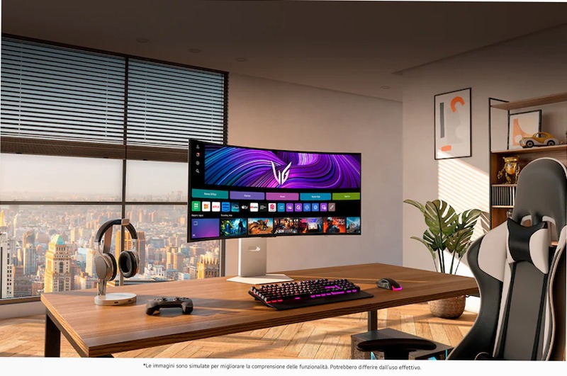 Monitor Gaming UltraGear OLED 39" Nero 3440 x 1440