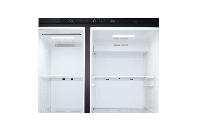 LG GSLC41EPPE - Frigo Side-by-Side 641L Classe E Nero Side by Side 641lt
