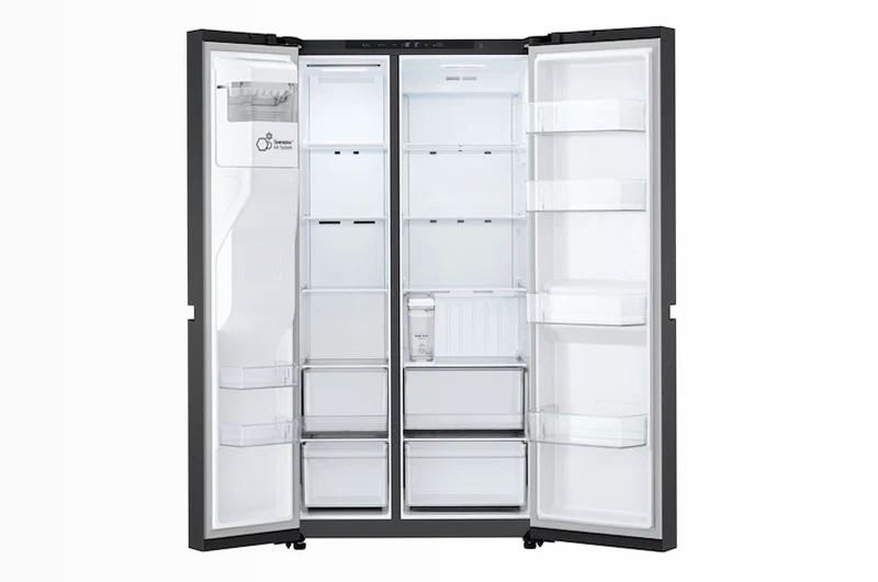 LG GSLC41EPPE - Frigo Side-by-Side 641L Classe E Nero Side by Side 641lt
