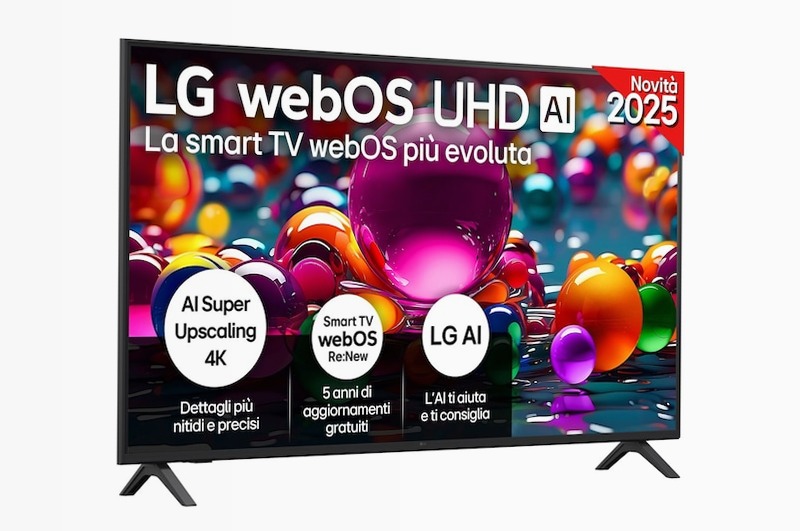 LG UA75006LA 55 pollici - Smart TV UHD AI Beige 55" HD