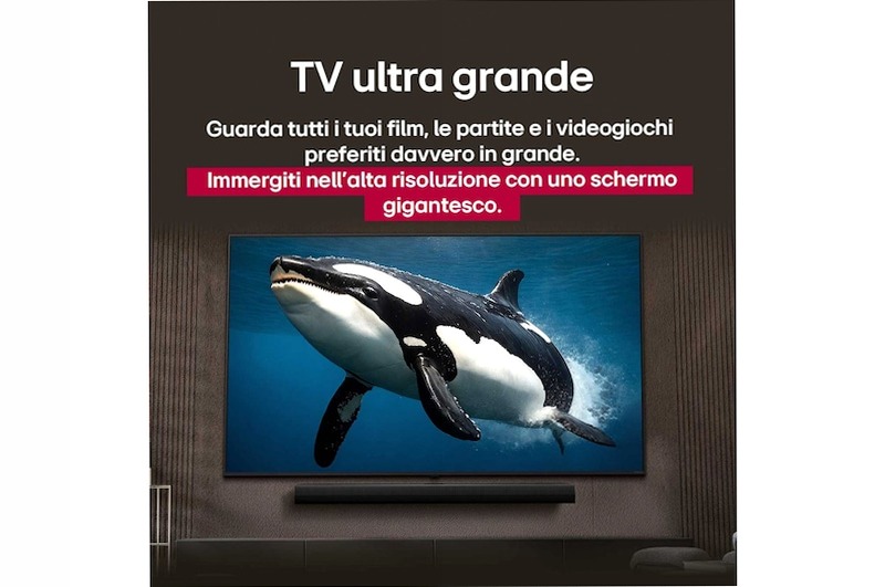 LG UA75006LA 55 pollici - Smart TV UHD AI Beige 55" HD