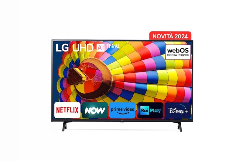 TV LG UHD 4K serie UT80 da 43 pollici 43UT80006LA webOS24 | LG Italia 43" HD