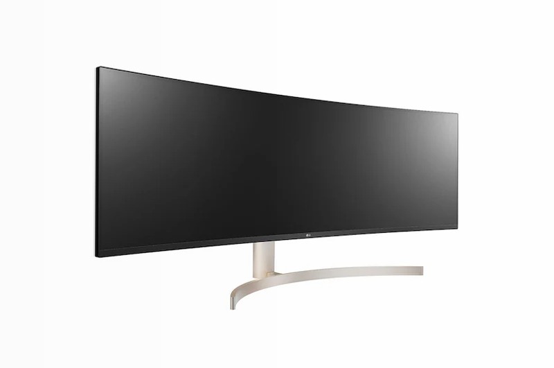 LG Monitor PC IPS 49" 32:9 Dual QHD Curvo Beige 5120 x 1440