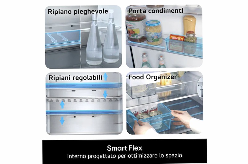 Frigorifero combinato Fit & Max 60 cm C 375lt