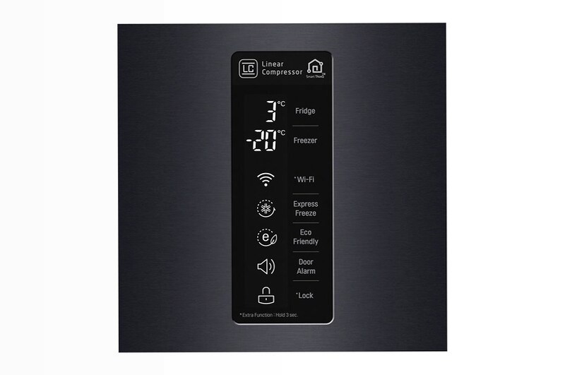 LG Frigorifero Combinato 10% Maniglie integrate Display esterno LED A 343lt