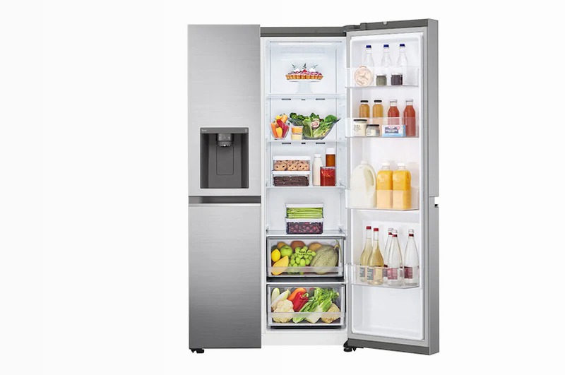 Frigorifero Side-by-Side LG GSLV70PZTE 635L Inox E Side by Side 635lt