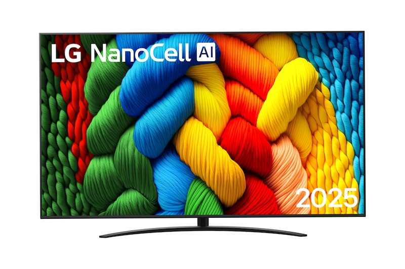 LG NanoCell AI NANO81 4K Smart TV Beige 86" HD