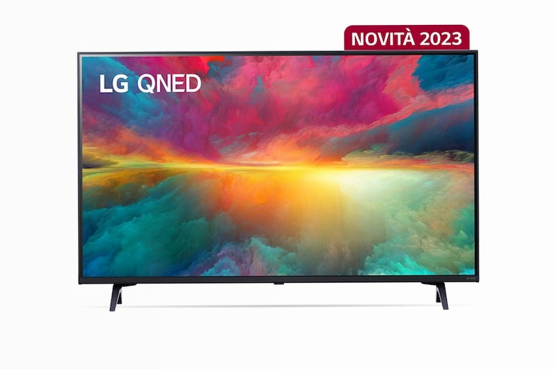 TV QNED | Serie QNED75 43'' | 4K, α5 Gen6, HDR10, 20W, 3 HDMI, Game Optimizer, Wi-Fi 5, Smart TV WebOS 23 Beige HD