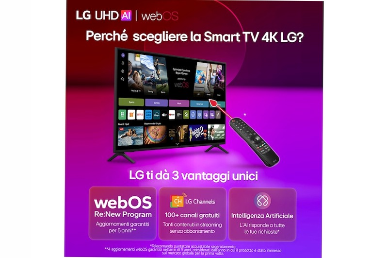 LG UA73006LA 55 pollici UHD Smart TV Beige 55" 4K