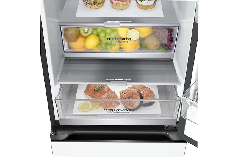 Frigorifero Combinato LG GBB72TW9DQ D 387lt