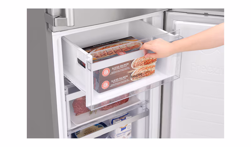 Frigorifero Combinato LG GBB59PZFZS Inox A 348lt