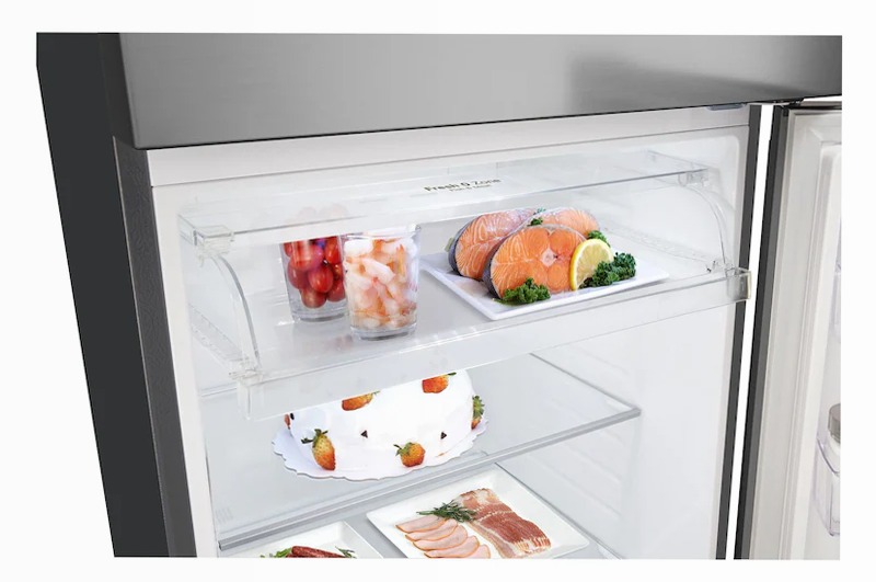 LG GTBV44PYBKD - Frigo doppia porta 70cm 461L Classe E Argento 461lt