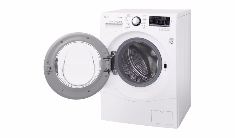 LG Lavatrice TurboWash™ 10 Kg Oblò Silver 1400rpm 10kg Argento