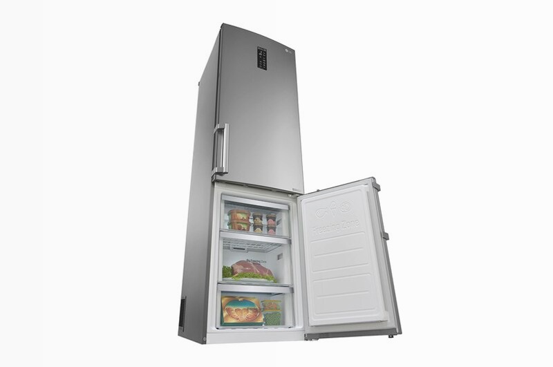 LG Frigorifero Combinato -10% Maniglie a barra attive Display esterno LED 343lt