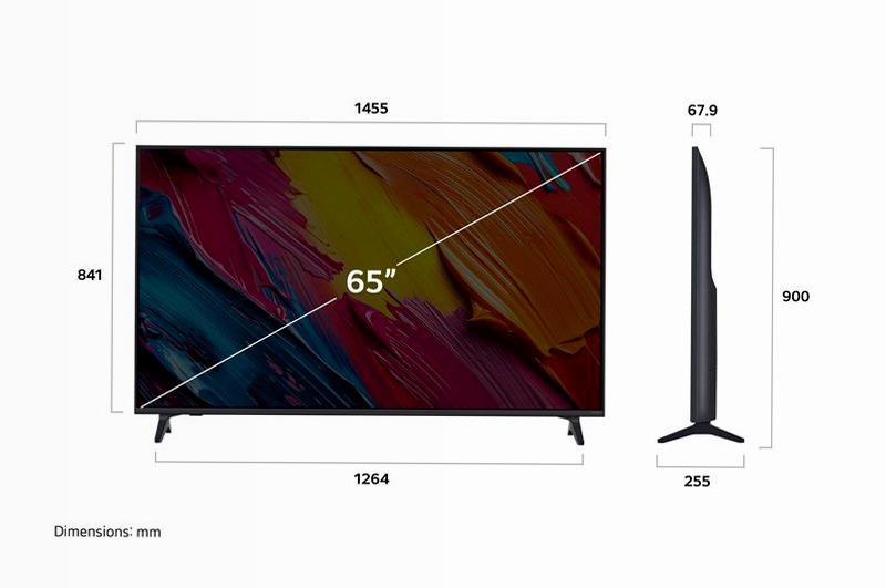 LG QNED70 4K Smart TV 65 pollici 65" HD