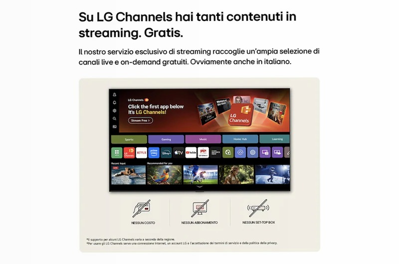 TV 75 pollici LG NANO 4K UHD AI NU80 4K Smart TV 2026 | LG Italia