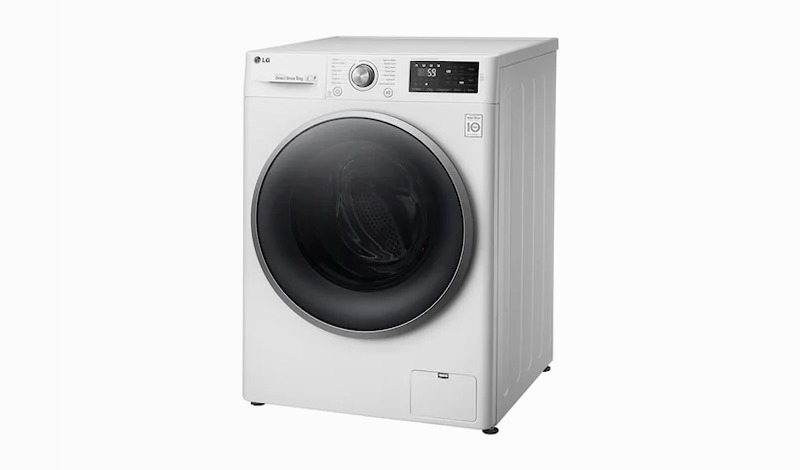 LG Lavatrice TurboWash™ 9 Kg Oblò Cromato 1400rpm 9kg Acciaio