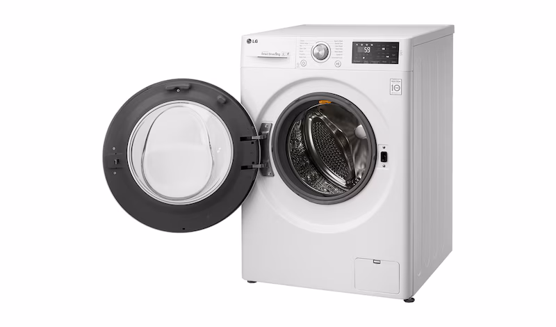 LG Lavatrice TurboWash™ 9 Kg Oblò Cromato 1400rpm 9kg Acciaio